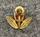Vingtage Van Dell gold filled Scrab pin and screw back earrings — photo 4