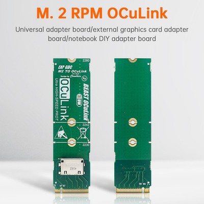 M.2 bis Oculink Interface Adapter Board Expansion Dock externe Grafikkarte
