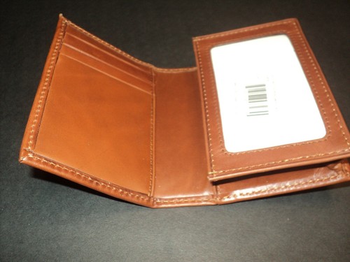 NUOVO Royal Crown custodia personalizzata in pelle crine di cavallo agganciato marrone 4" x 3" - Foto 6 di 7