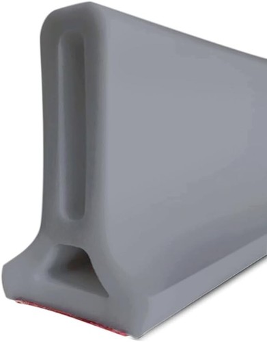 98-Inch Soft Rubber Shower Water Dam for Efficient Wet and Dry Separation