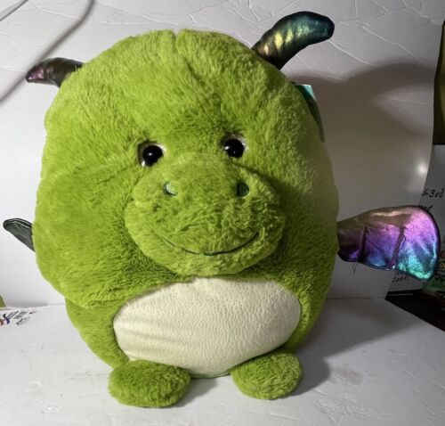 Walgreens Dragon Monster Plush Green Light Up Stuffed Animal Hug Me Squishy - Picture 1 of 8