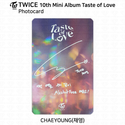 TWICE 10th Mini Album Taste of Love Official Photocard Chaeyoung KPOP K-POP - Picture 16 of 27