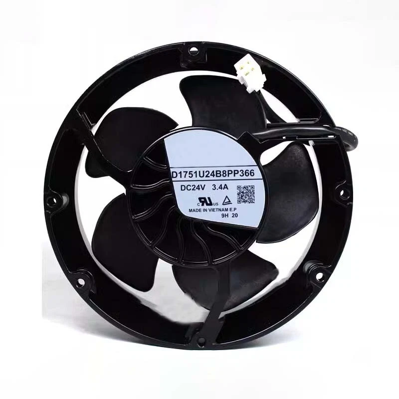 Cooling Fan For Nidec D1751U24B8PP366 D1751U24B8PP363 DC24V 3.4A 172*51MM 4Pin - Image 2 of 4