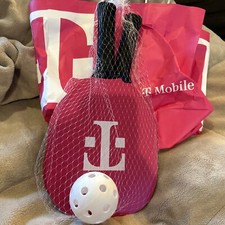 T-Mobile Pink Pickleball Paddles  Ball Set NEW LIMITED EDITION BRAND NEW
