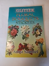 Glitter Floral Bouquets Stickers 2006, little booklet Q13