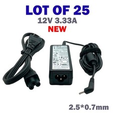 Lot of 25 NEW Genuine Chicony 40W AC Adapter Charger 12V 3.33A 2.5x0.7mm  Cords