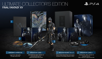 Final Fantasy XV Collectors Edition PS4 Game (Japanese Version) | eBay