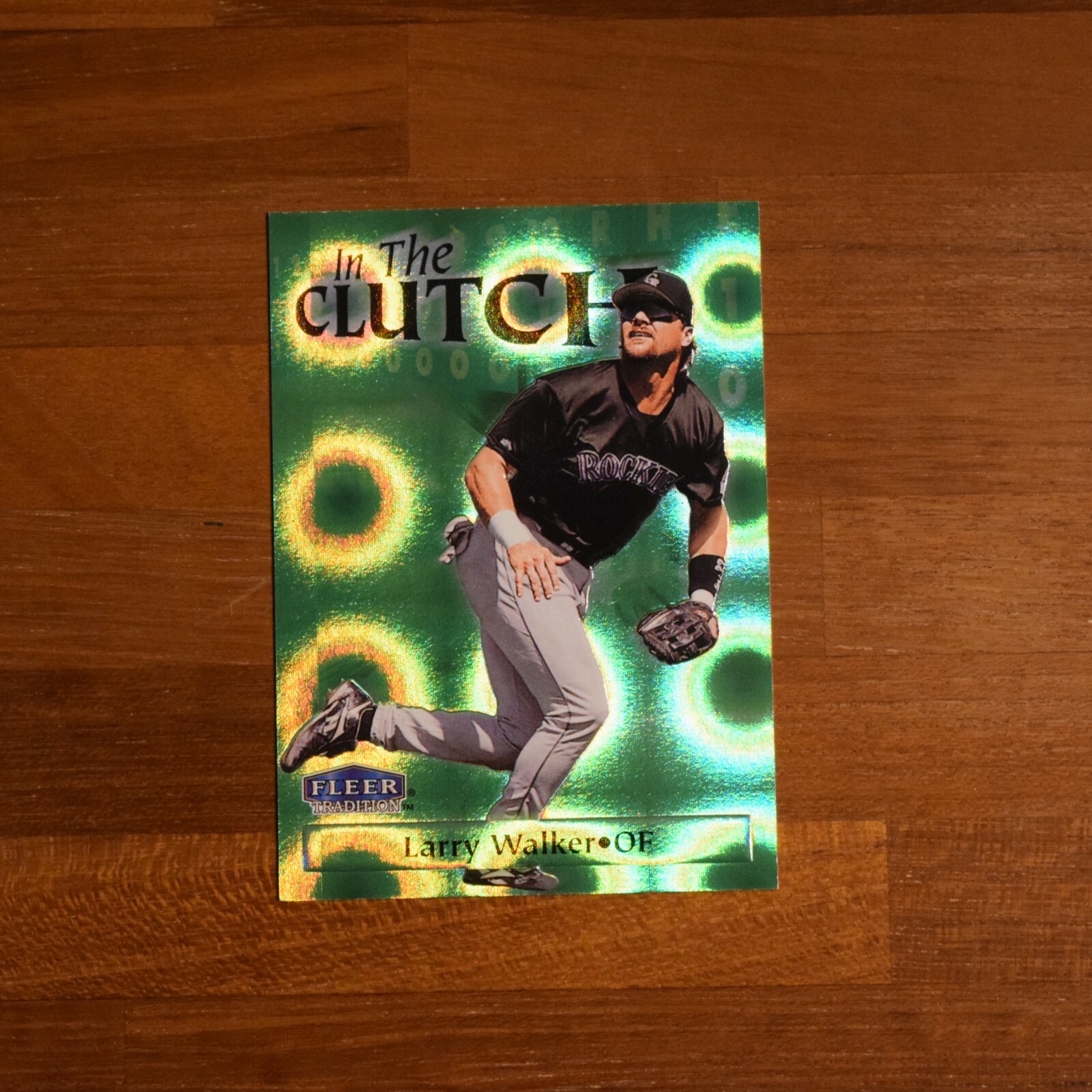 1998 Fleer Traditions In The Clutch Holofoil Like Refractor