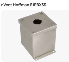 ⚡️nVent Hoffman E1PBXSS Pushbutton Enclosure 4X 1PBx 30.5mm 304 Stainless Steel