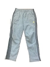 adidas grey tracksuit bottoms Black & Grey Stripes size 13-14 yrs Track Pants