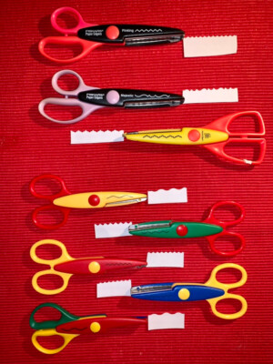 8 Papierkantenscheren Motivscheren Fiskars Paper Edgers, Paper Sharpers u.a.