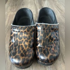 Dansko leopard print shoe sz 38