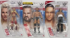 3PK Mattle WWE Set ~ SERIES 122 ~ Priest, Flair, & Mcintyre ~ FAST SHIP ~ READ