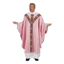 Rose Chasubles, Avignon Collection Chasuble and Stole, Church Chasuble Vestment