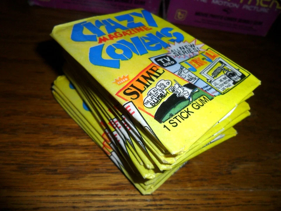 (15) 1973 Fleer Crazy Magazine Covers Wax Wrappers No cards just wrappers & Gum - Image 3 of 4