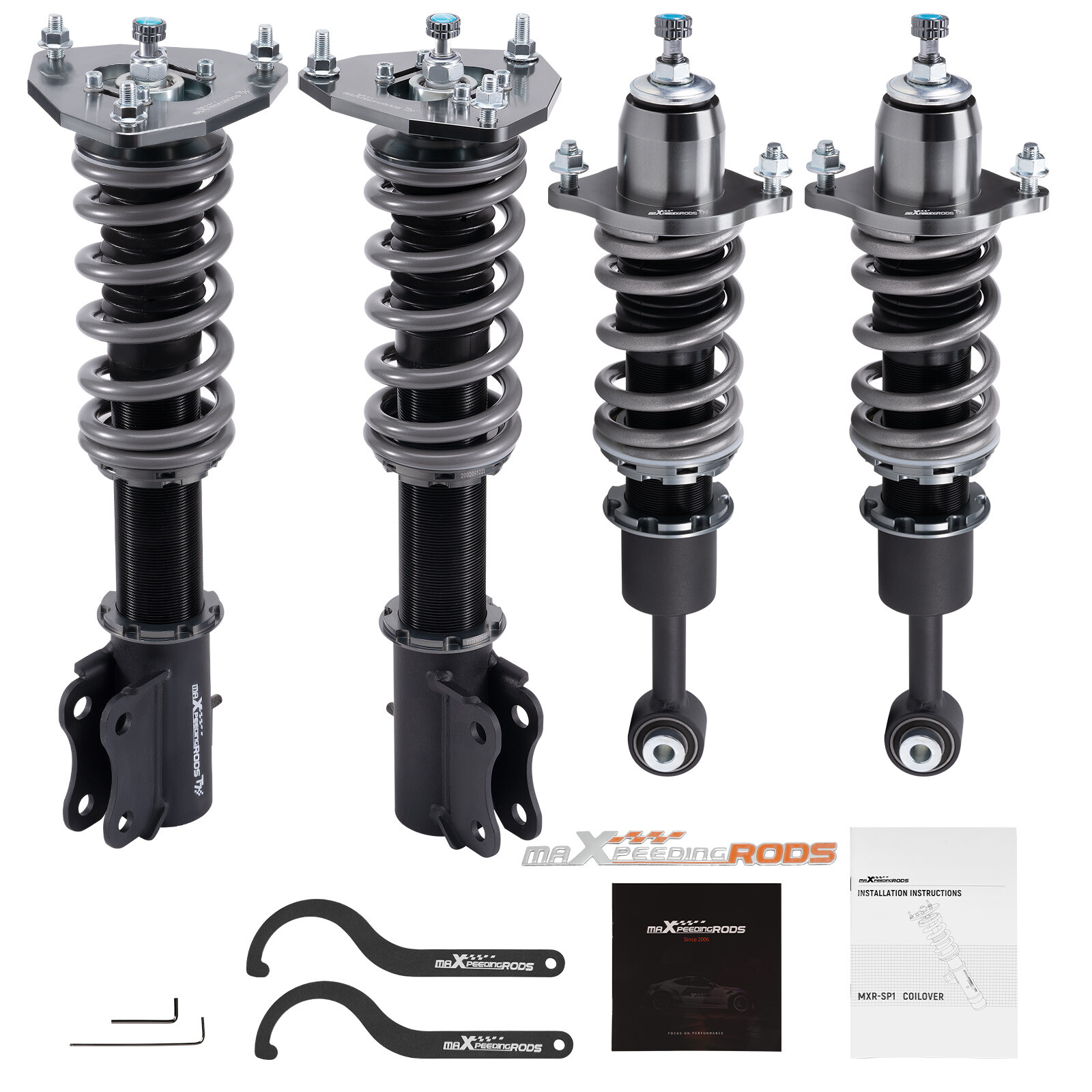 Coilovers 24 Way Damper Shocks for Mitsubishi Lancer ES Sedan 4D 2002-2006 2.0L