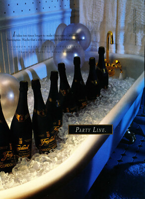 FREIXENET CHAMPAGNE AD #4 RARE 1996 OUT OF PRINT VINTAGE