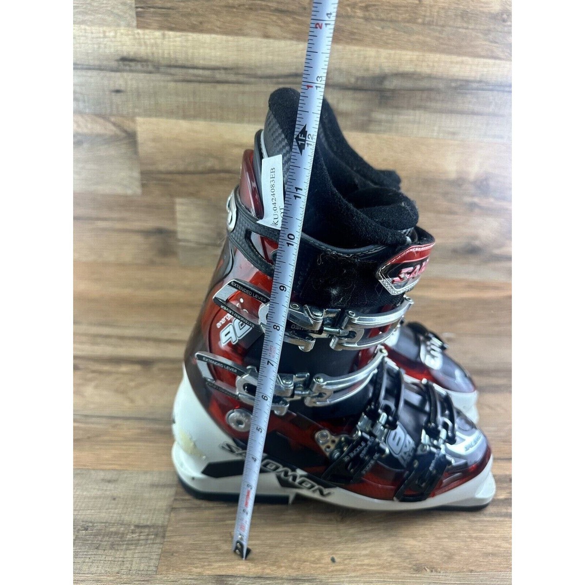 Salomon Mission RS7 ski boots black and red men's size 25 Men's