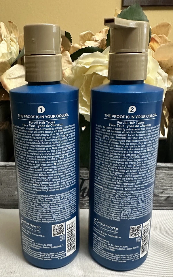 Reinicio instantáneo a prueba de color, tratamiento de 2 pasos, 8,1 oz cada botella nuevo Foto 4 de 4