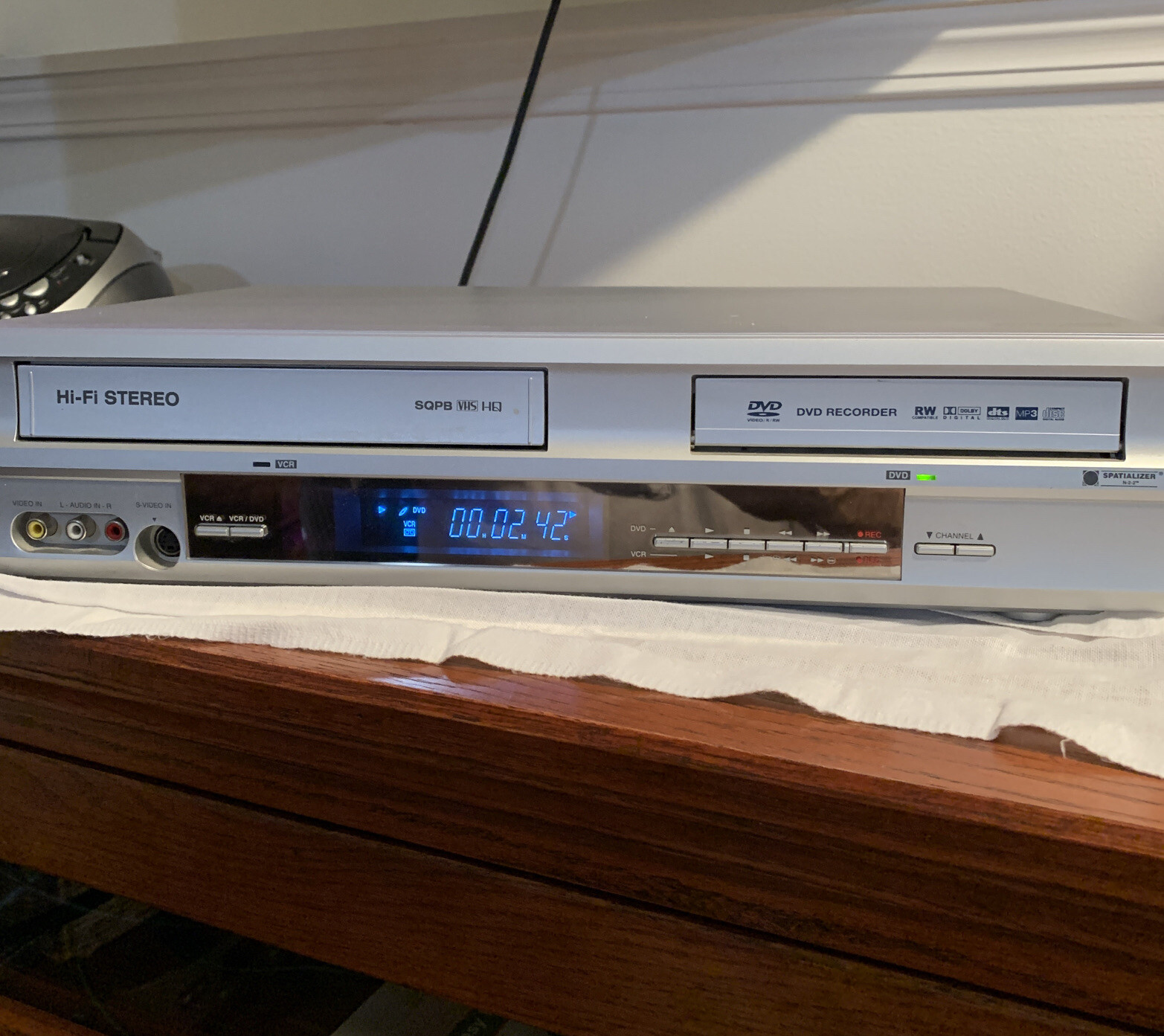 BrokSonic VCR/DVD Player Recorder CD Combo Model DRVCR 900A TESTED