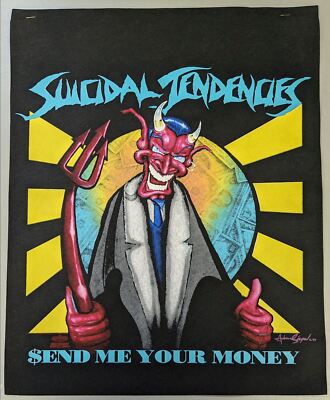Suicidal Tendencies Send Your Money 90s Tshirt Vintage Promo Proof