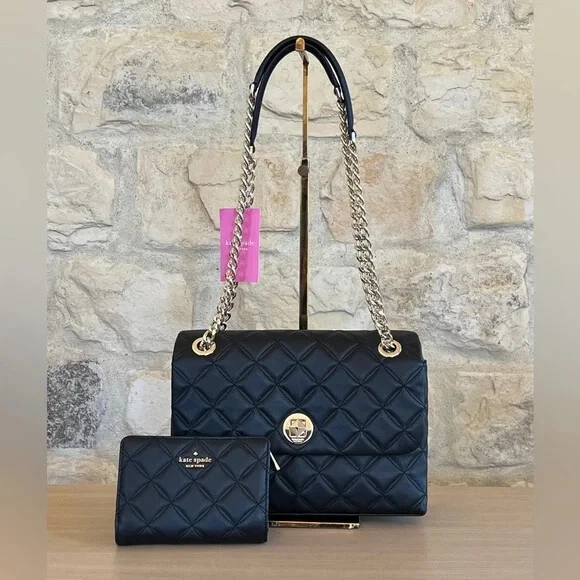 Kate spade quilted shoulder bag clearance