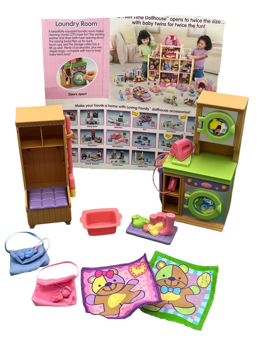 Fisher Price Living Family Laundry Room Set