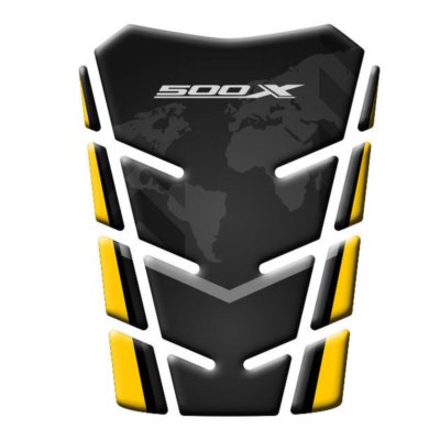 Autocollant Protection Réservoir Moto 3D En Résine - Compatible Honda Africa Twin, CRF, HR-V - Effet Relief 0,2 Cm, Résistant UV