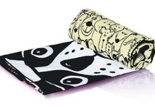 Serviette de plage à séchage rapide (XL) thème animal chien sans sable