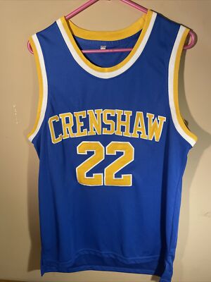 Crenshaw High School Love & Basketball #22 McCall Blue Jersey Size Small |  eBay