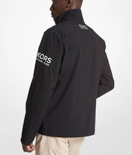 Michael Kors Mens Black Full Zip Stretch Jack...