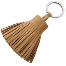 Hermes Bag Charm HERMES H077894CJ0M Carmen Chai Key Holder Key Ring Light Brown