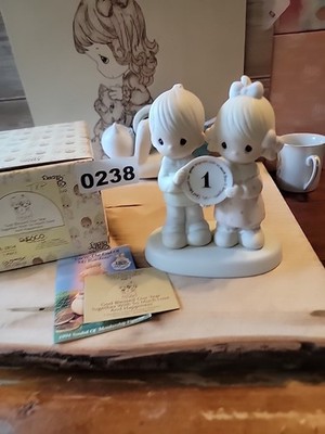 Precious Moments E-2854 God Blessed Our Year Together With So Much Love &...