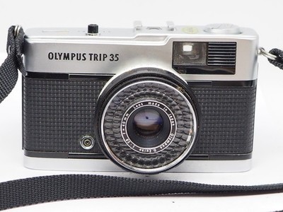 Olympus Trip 35, analoge Kleinbildkamera & 40mm Zuiko Objektiv, EXC+ getestet und funktionsfähig O52