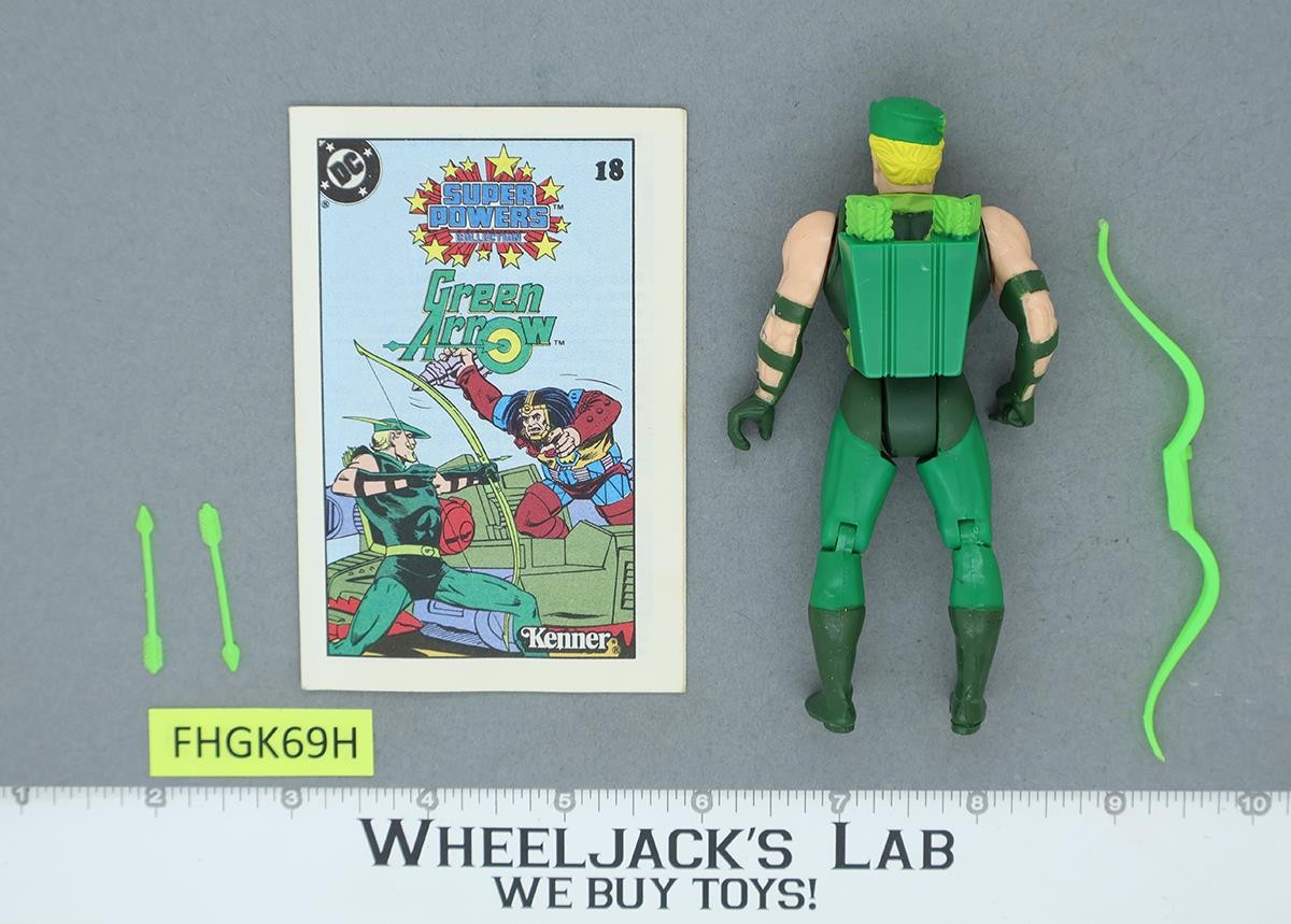 Green Arrow 100% complete DC Comics Kenner Super Powers 1985
