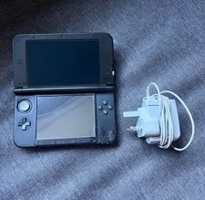 Nintendo 3DS XL Grey Handheld Game Console With Charger Tested Working No Stylus