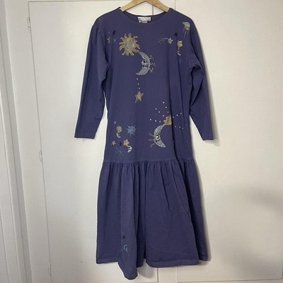 90s celestial dress Celestial Chandelier Velvet Flare Sleeve Lace Back Dress