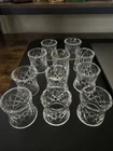 11 Vintage Waterford Crystal Comeragh Cut Round Napkin Rings