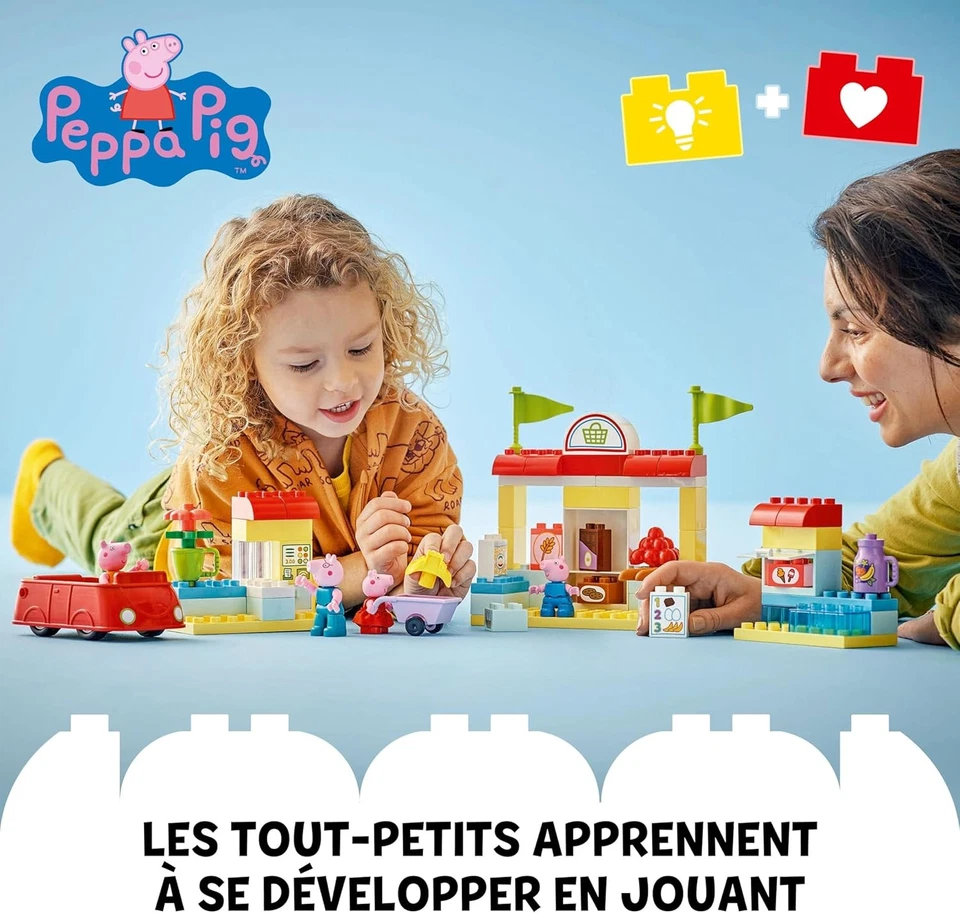 LEGO Duplo Le Supermarché de Peppa Pig - Jouet Éducatif pour Fille ou Garçon... - Photo 2/4