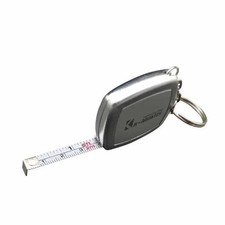2m Mini Steel Tape Measure   Key Ring Pocket sized Compact  Portable 
