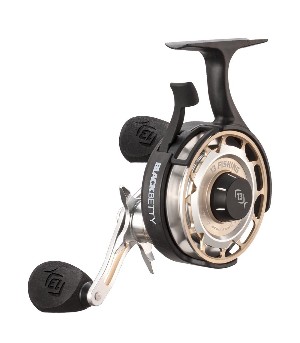 13 FISHING - Freefall Carbon - Inline Ice Fishing Reels - 2.5:1 Gear Ratio  RH 810068290882| eBay