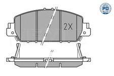 Meyle 025 257 9216/Pd Ensemble De Plaquettes De Frein, Frein À Disque Pour Honda