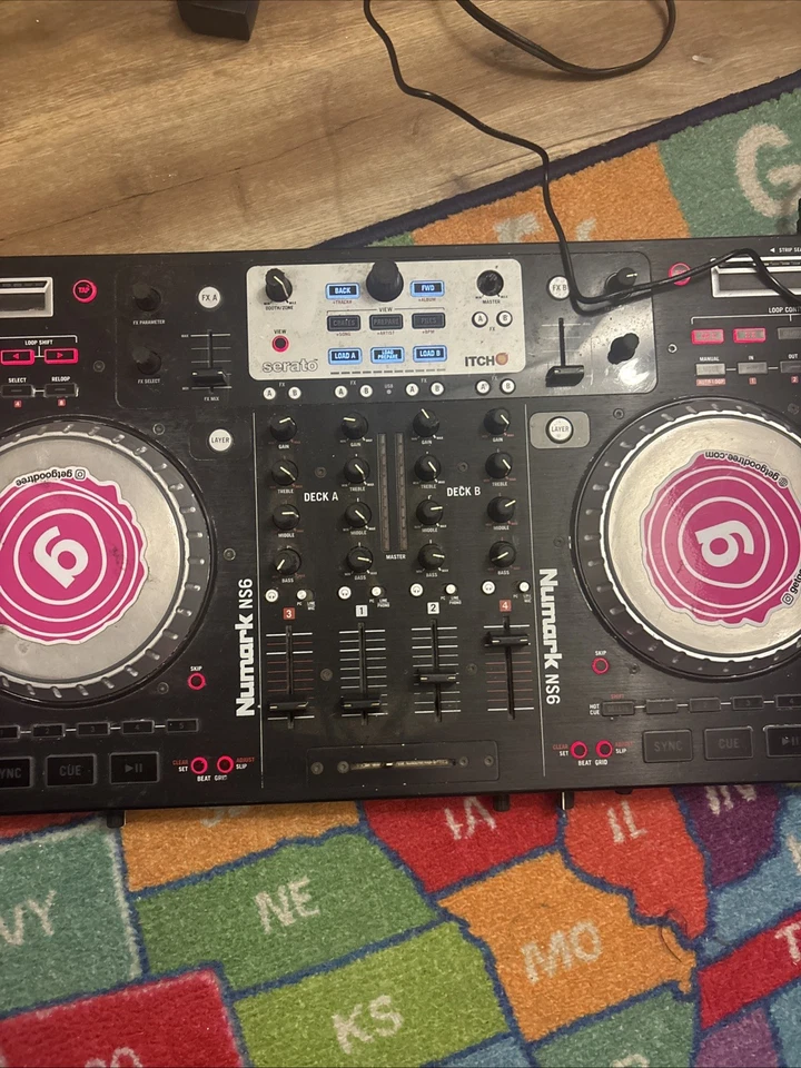 Numark NS6 4 Channel DJ Controller Tested And works great - Image 3 of 4