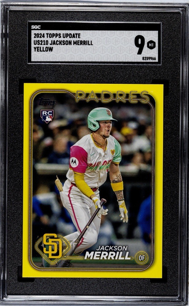 2024 Topps Update Series - Jackson Merrill #US210 Yellow (RC)