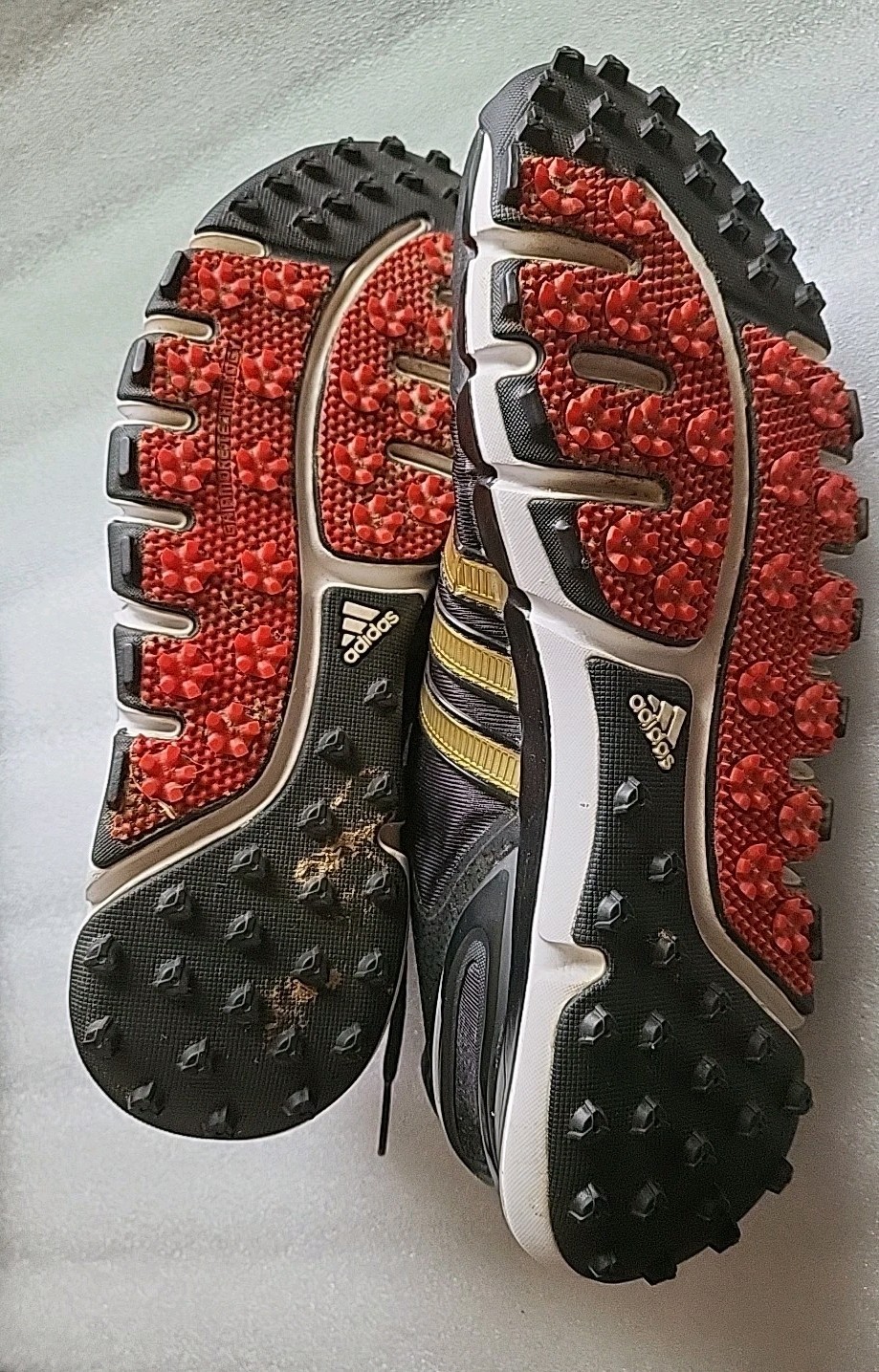 Adidas Pure 360 Men's Gripmore Waterproof Sz 9 Black Golf Shoes Q47015 Cleats thumbnail 5