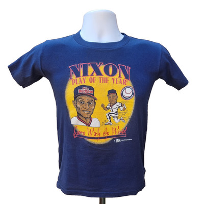 Miller USA T-Shirt Kinder Gr. L Otis Nixon Play Of The Year Baseball Navy Blau