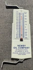 METAL TEXACO MOTOR OIL  ADVERTISING WALL THERMOMETER SIGN  VINTAGE