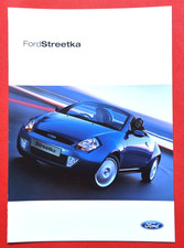 2004 FORD STREETKA Sales Brochure - StreetKa Luxury Colours MINT CONDITION