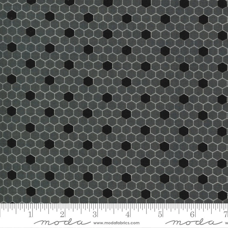 Boudoir, Caviar Bundle of 5 prints from Basic Grey 1/2-yd., Total 2.5 Yards - Image 4 of 4