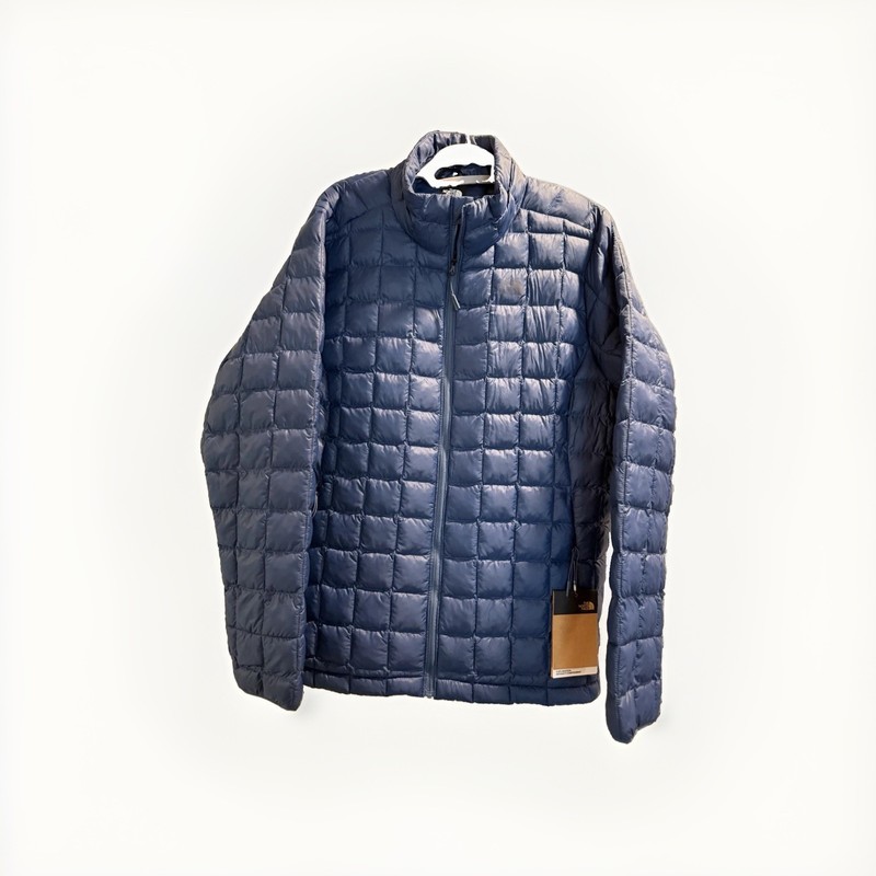 The North Face ThermoBall Eco Women’s XL Blue Slim Full Zip Quilted Puffer